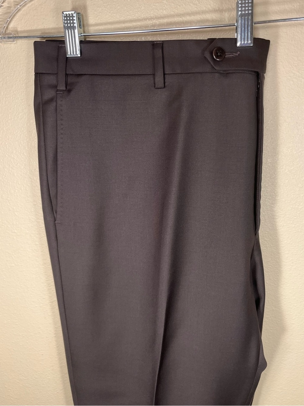 Zanella Men's Dress Pants in Dark Brown